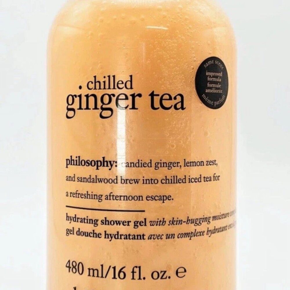 Philosophy Chilled Ginger Tea Hydrating Bath & Shower Gel 16oz